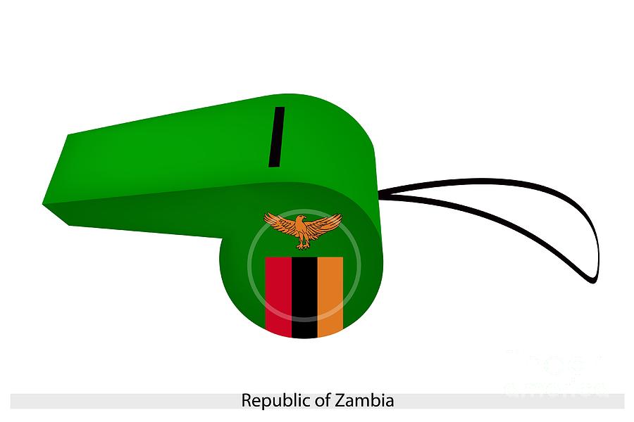 A Whistle Of The Republic Of Zambia Drawing