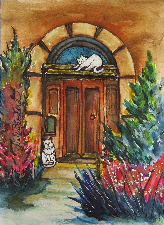 Cat Villa Painting by Dale Bernard