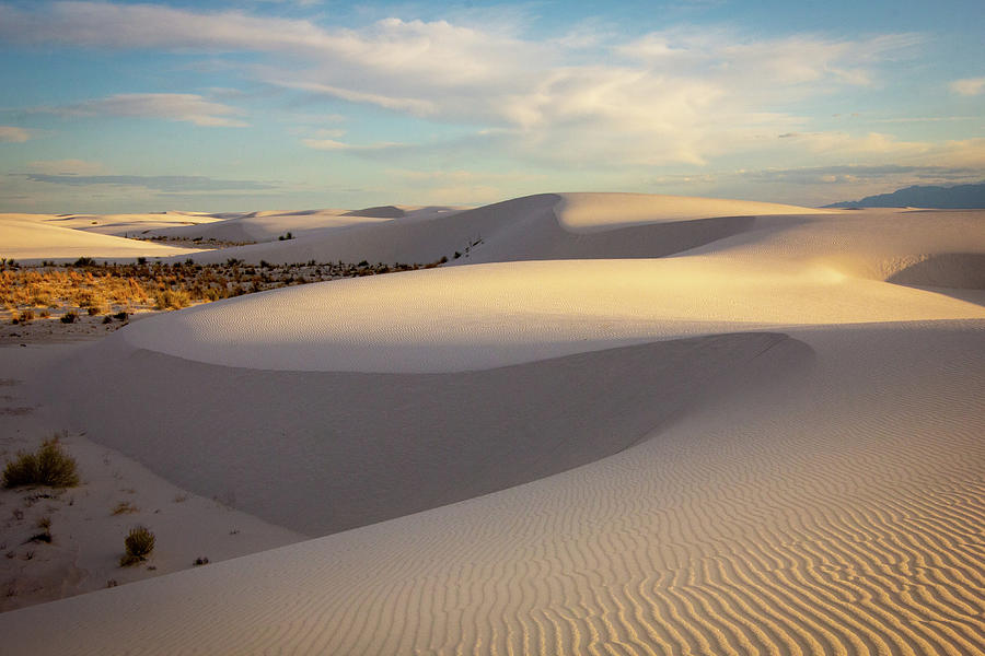 White Sands Photograph - A White Sunset by Jake Sublett White Sands Photograph - A White Sunset by Jake Sublett