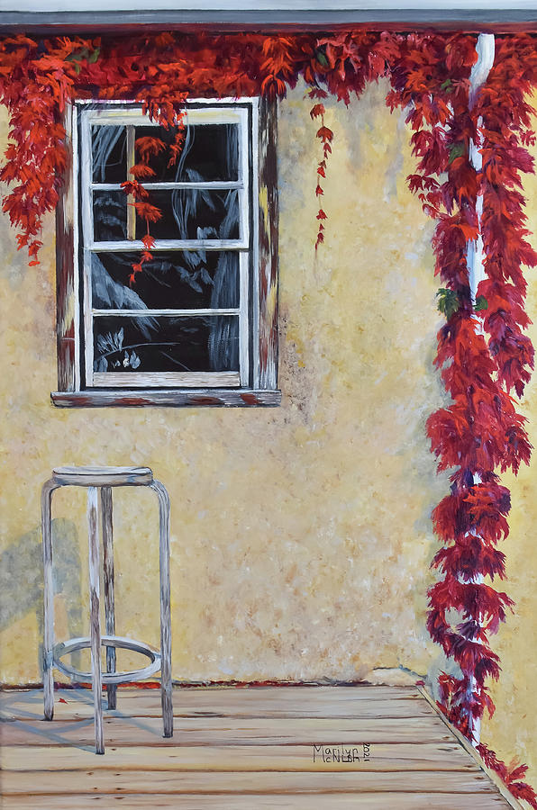 A Window View 2 Painting by Marilyn McNish