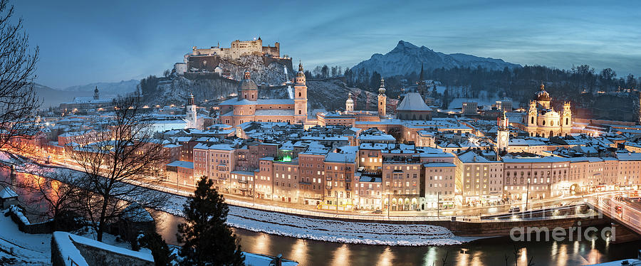 A Winter Fairytale from Salzburg Photograph by JR Photography