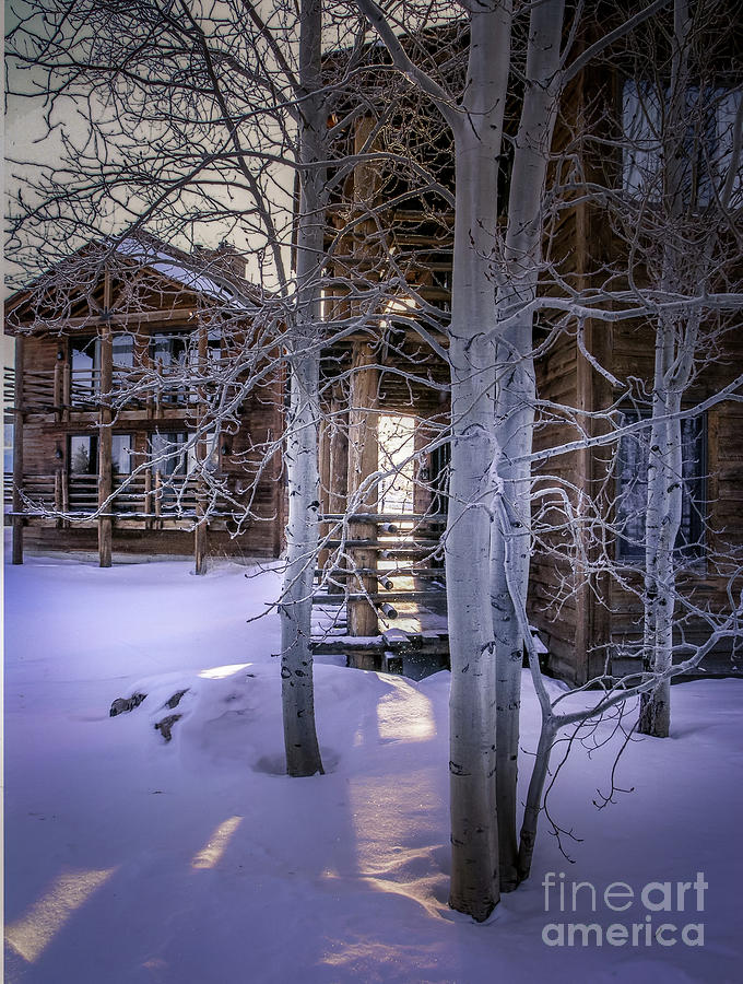 A Winter Home In Jackson Hole Wyoming Photograph by Philip And Robbie Bracco