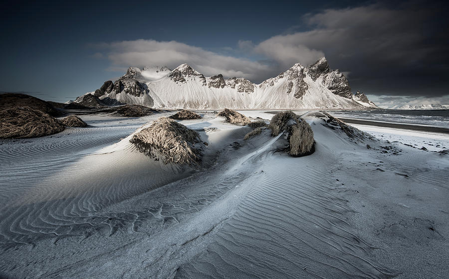 A winter mountain scene. Photograph by Alex Saberi