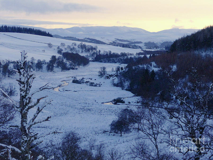 A Winter Scene - Conglass water and Ben Avon Photograph by Phil Banks A Winter Scene - Conglass water and Ben Avon Photograph by Phil Banks