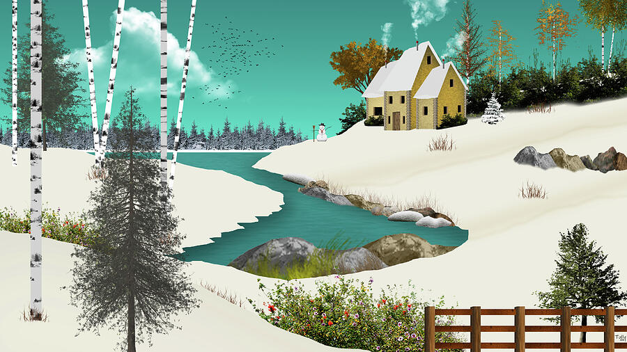 A Winters Day Digital Art by Mark Tully