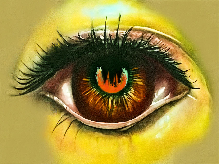 A Witch's Eye Painting by Issie Alexander - Pixels