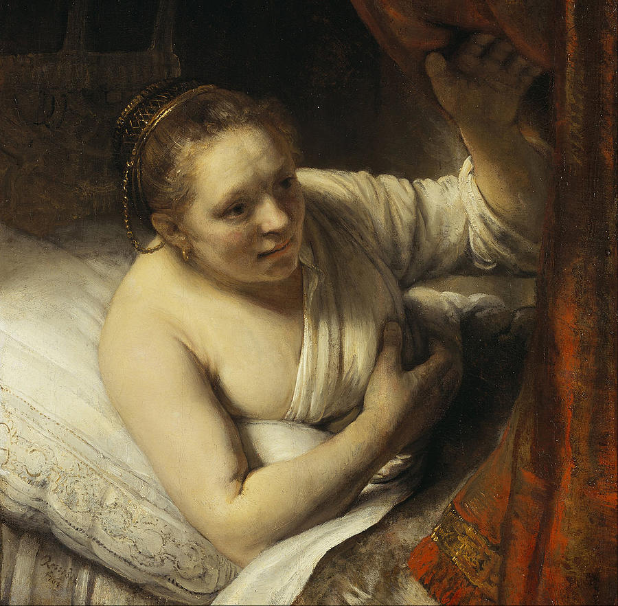 A Woman in Bed Photograph by Paul Fearn