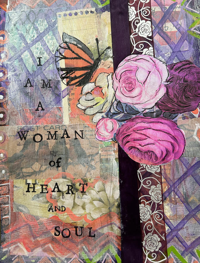 A Woman of Heart and Soul Painting by Kisma Reidling