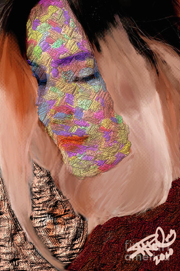 A Womans Face Digital Art by Donald Pavlica