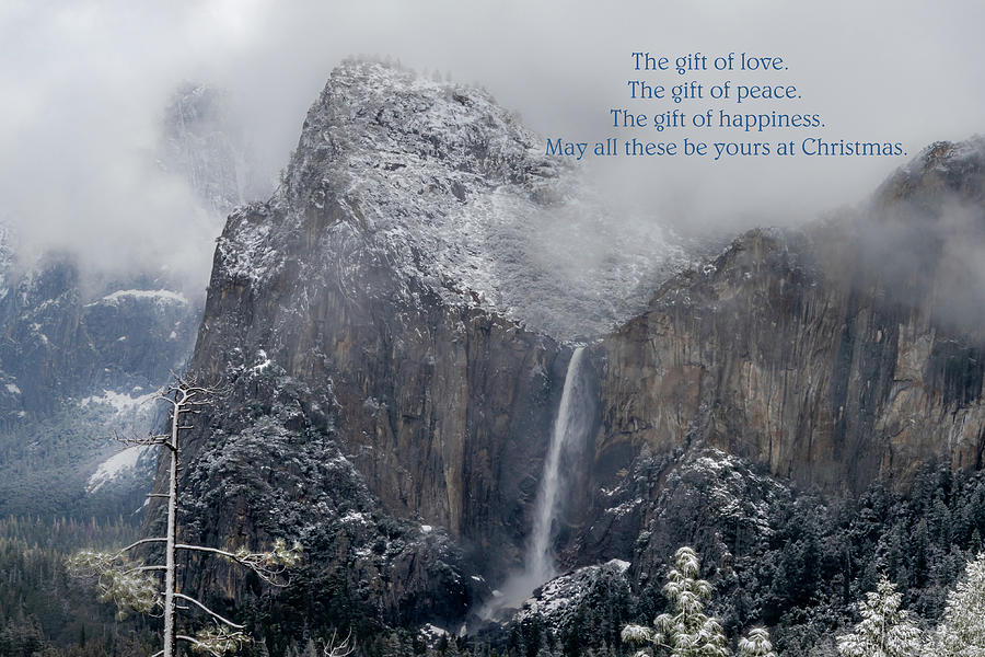 Yosemite National Park Photograph - A Yosemite Christmas by Norma Brandsberg