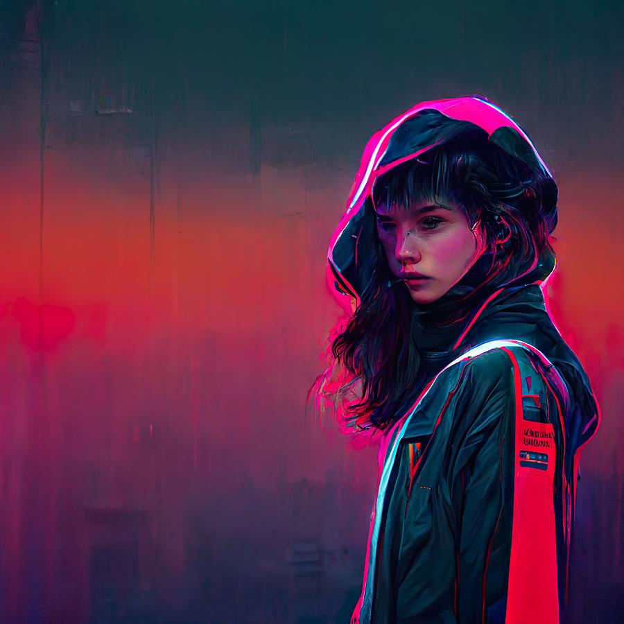 A Young Technopunk Digital Art by The Ghost | Pixels