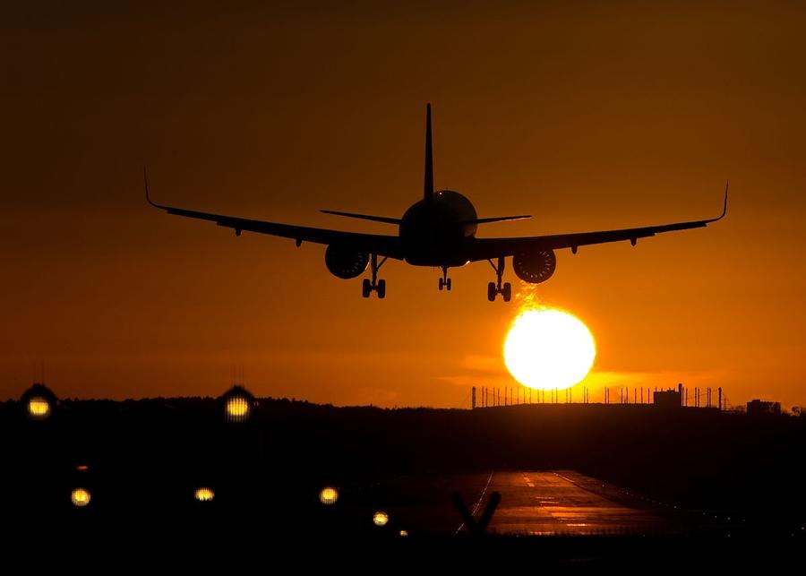 A320neo In The Sunset Conquer the Skies with Fighter Aircraft Unleash ...