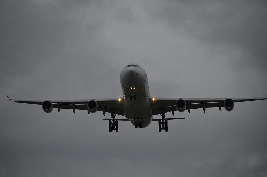 A340 Landing Photograph