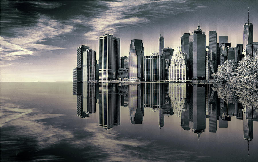 Manhattan Mirror Photograph by Jessica Jenney