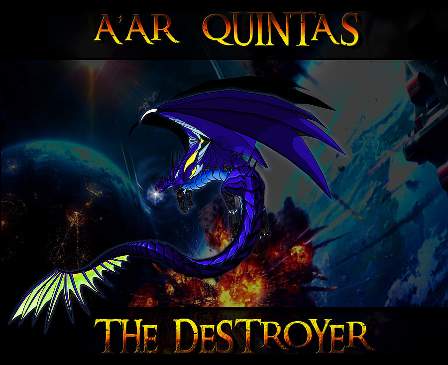 Aar Quintas The Destroyer Digital Art by Shawn Dall