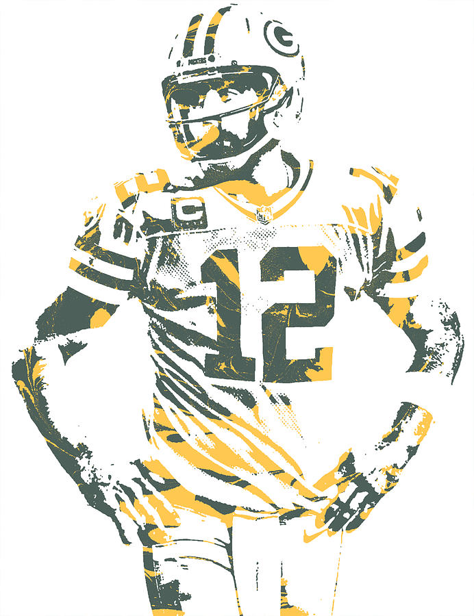 Green Bay Packers Aaron Rodgers Youth T-Shirt by Joe Hamilton - Pixels Merch