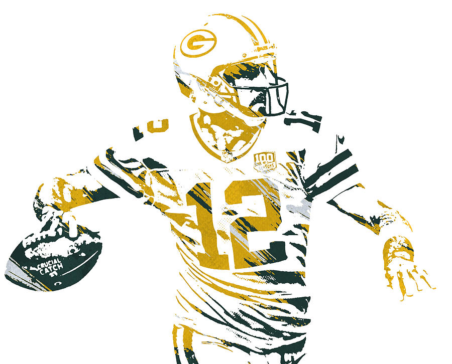 Aaron Rodgers Green Bay Packers Pixel Art 6 T-Shirt