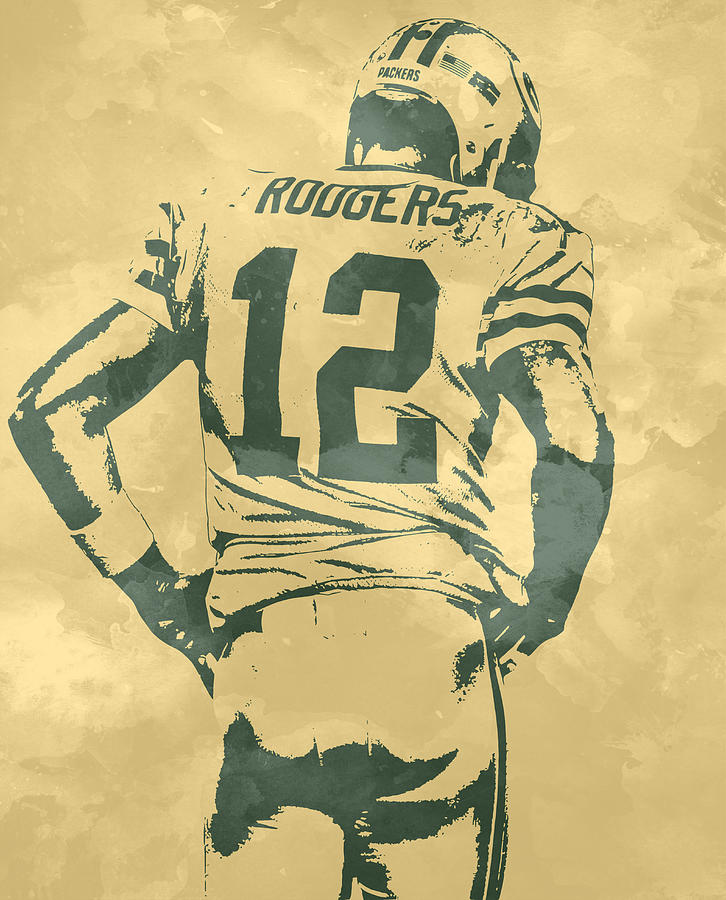 Green Bay Packers Aaron Rodgers Onesie by Joe Hamilton - Fine Art America