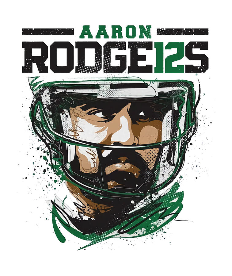 Football Digital Art - Aaron Rodgers RODGE12S by Kelvin Kent