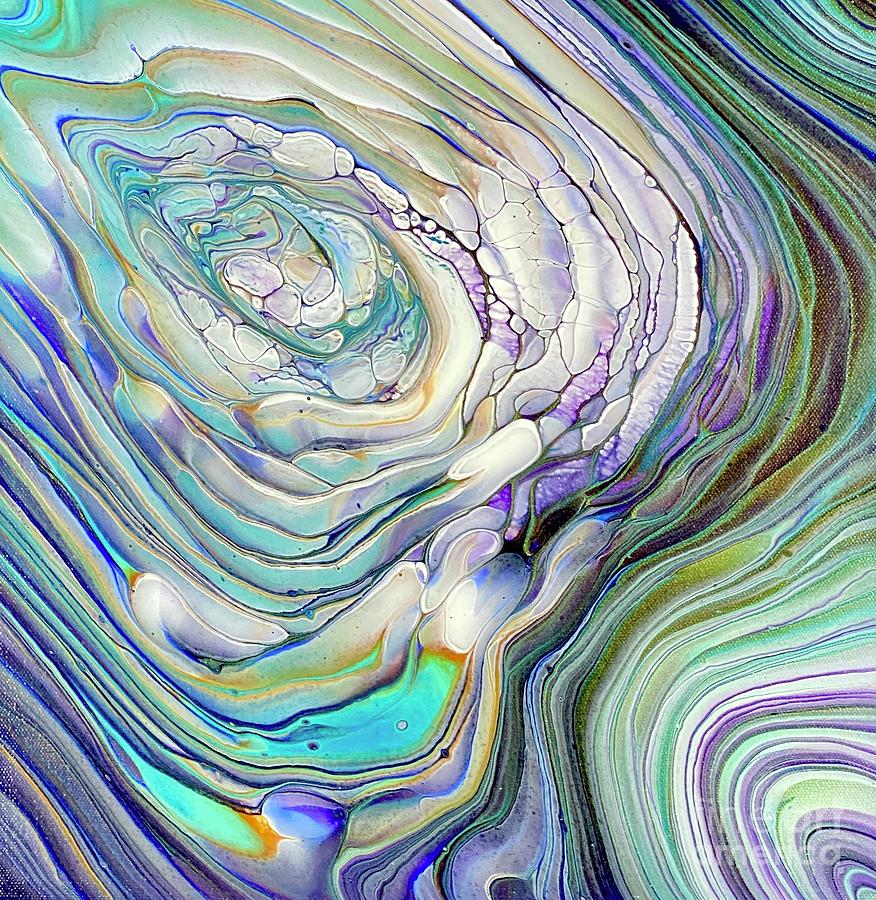 Abalone Pearl Painting by Karen Ann