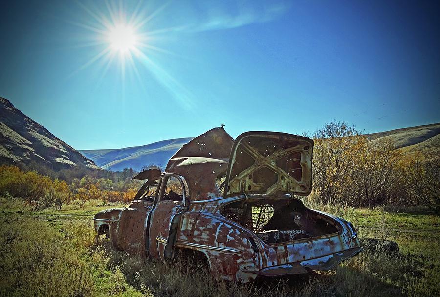 Abandone Car R/C Digital Art by Fred Loring