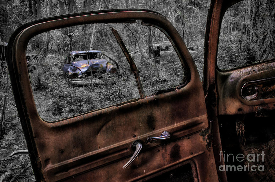 Abandoned Car Series 12 Photograph by Bob Christopher