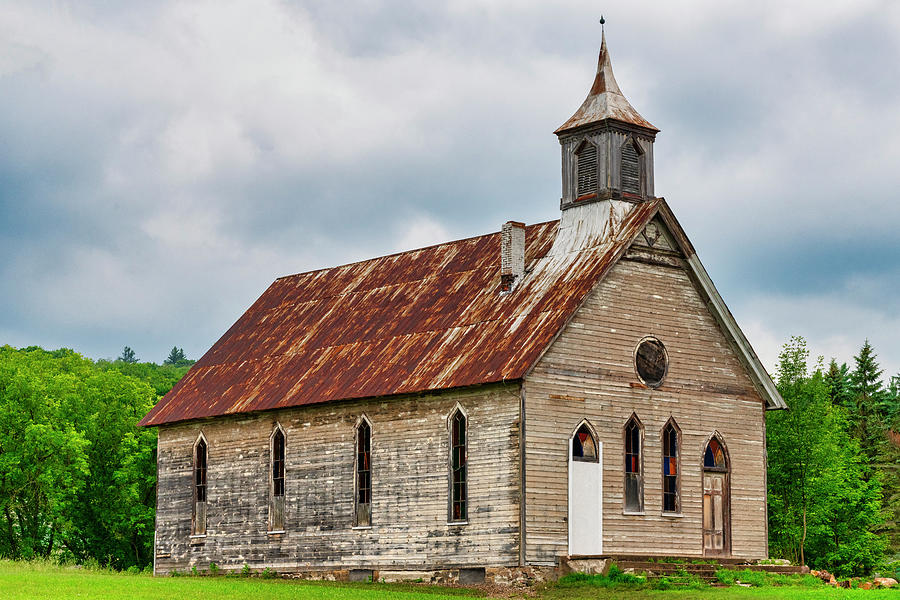 Abandoned Adirondacks Church Photograph by Andy Crawford