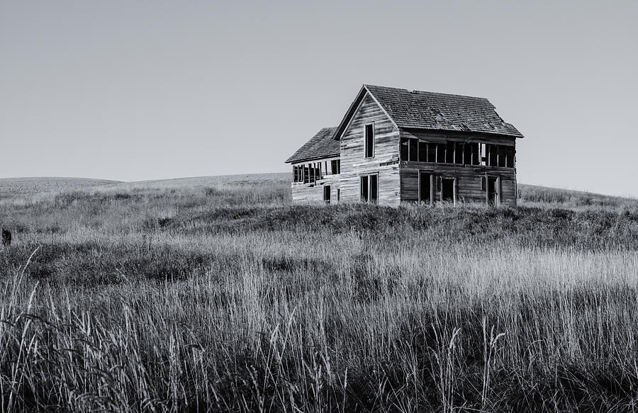 Barn Photograph - Abandoned in Palouse by Connie Carr