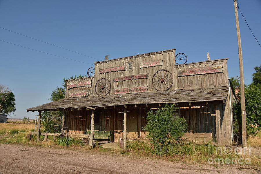 Abandoned and Dilapidated Building in Scenic South Dakota Photograph by ...