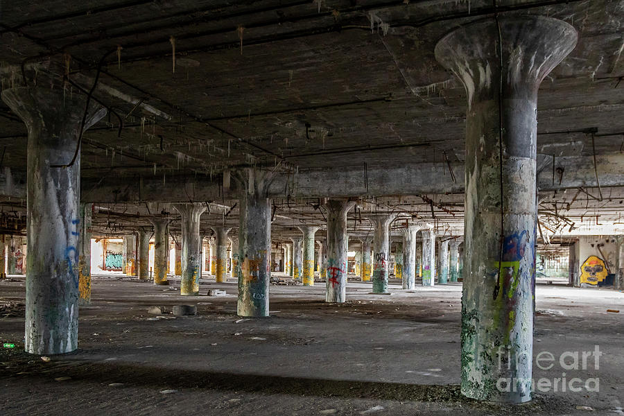 Abandoned Auto Factory Photograph by Jim West