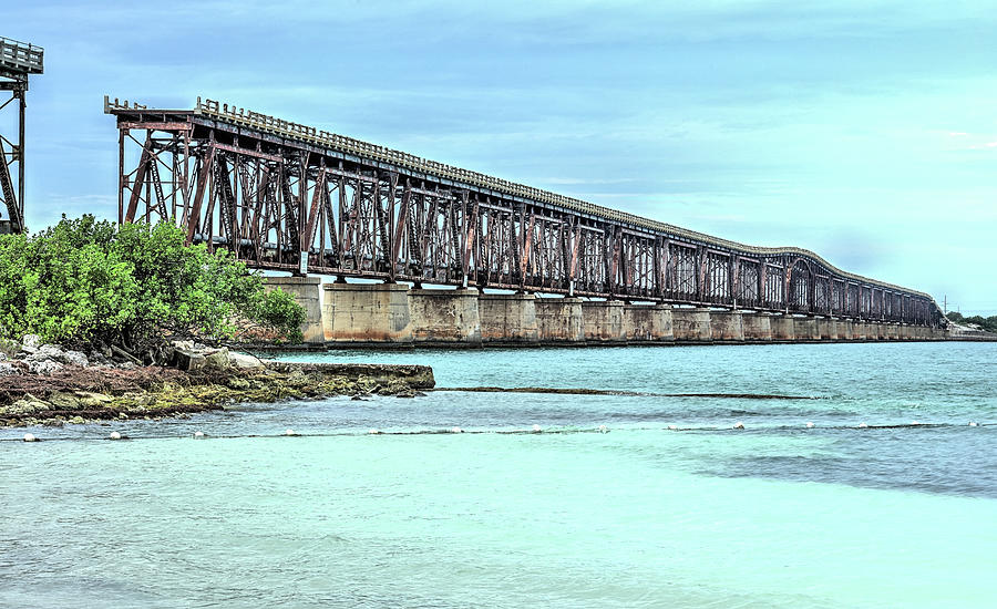 Abandoned Bahia Honda Bridge Photograph by JC Findley
