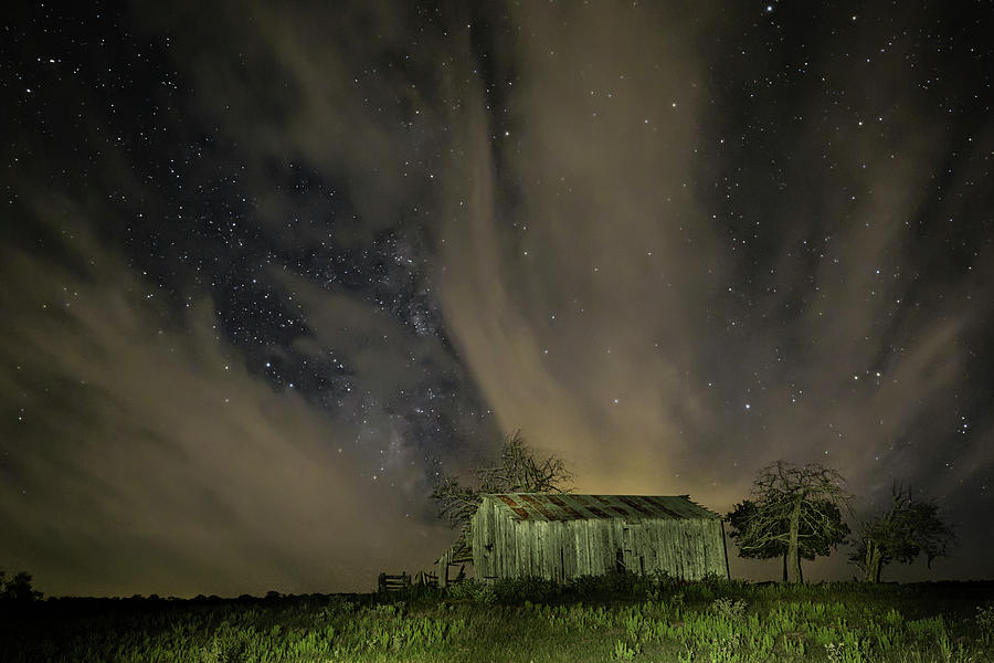 Abandoned Barn On Eerie Night Photograph By Mike Harlan Fine Art America 8804