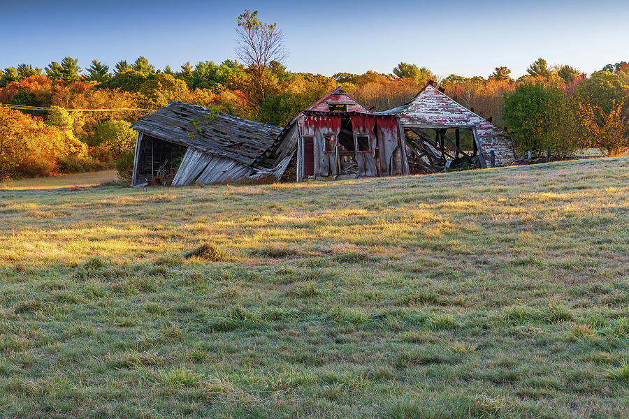 Abandoned Barn Sunrise #2 Photograph by Bryan Bzdula
