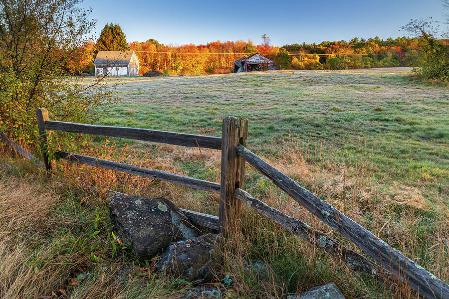 Abandoned Barn Sunrise #3 Photograph by Bryan Bzdula