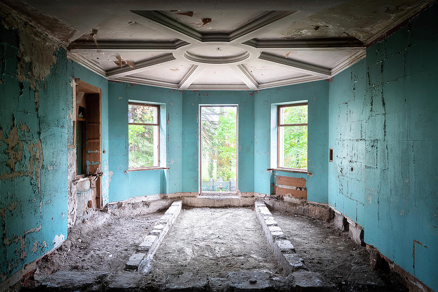 Abandoned Blue Room Photograph by Roman Robroek