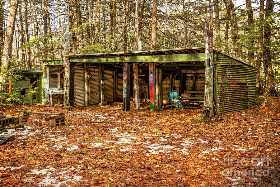 Abandoned Boy Scout Camp Photograph by Elizabeth Dow