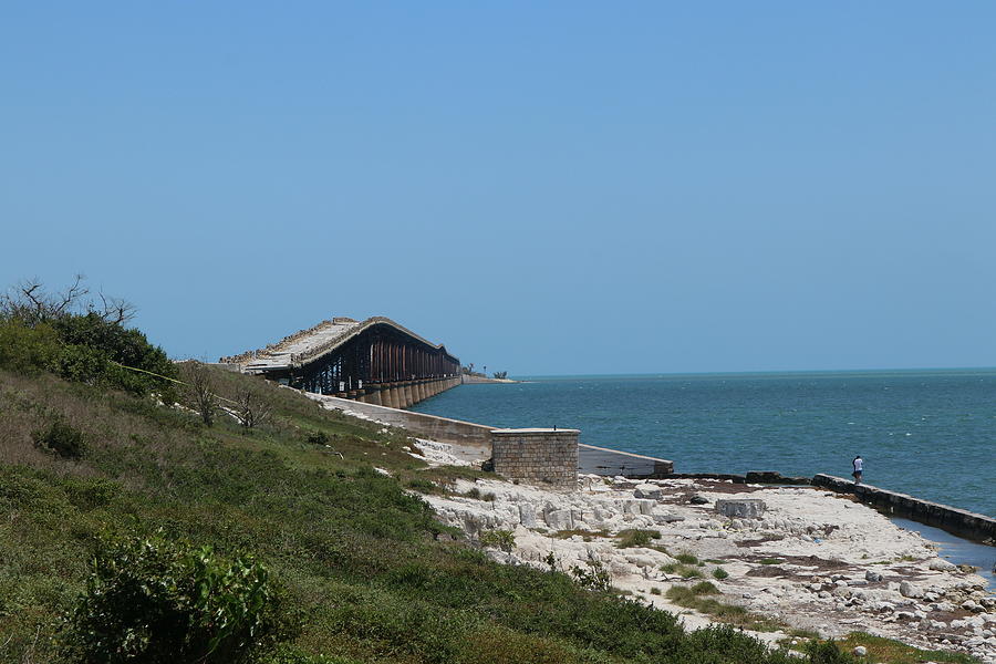Abandoned Bridge Over Florida Keys Photograph by Brigitte Blanchette Thompson Abandoned Bridge Over Florida Keys Photograph by Brigitte Blanchette Thompson