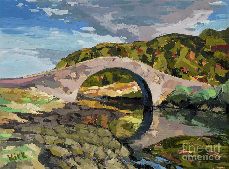Abandoned Bridge, 2015 Painting by PJ Kirk