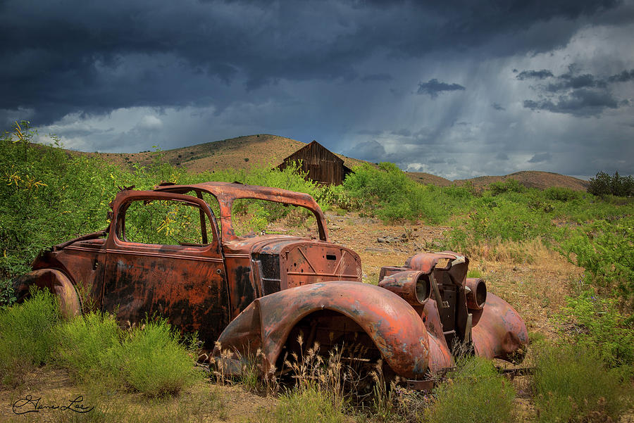 Abandoned Car Photograph by Geno