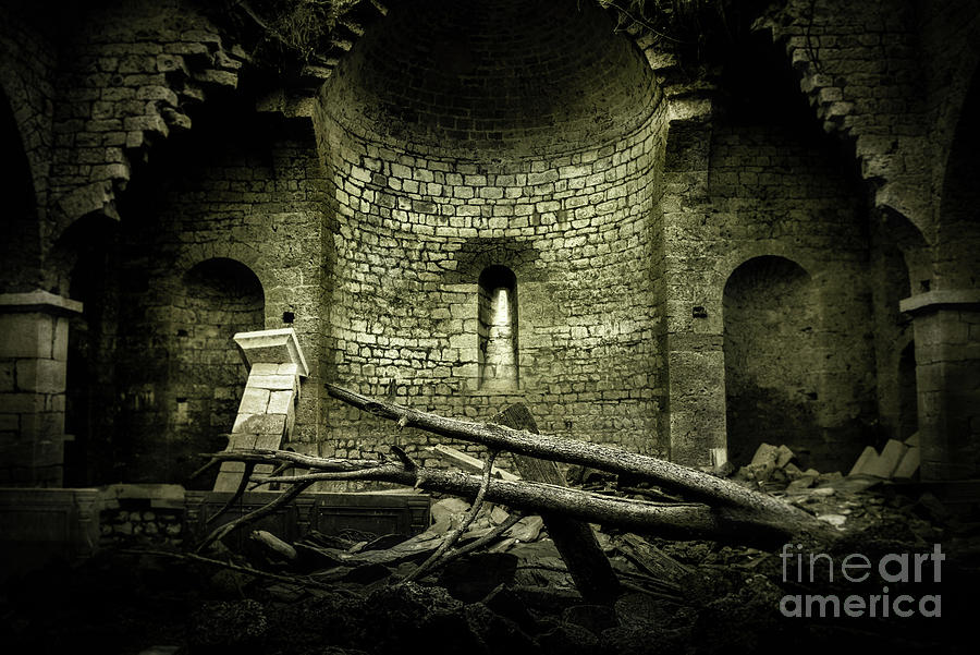 Abandoned church in ruins Photograph by Mendelex Photography