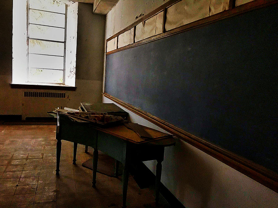 Abandoned Classroom Photograph by Stephen Dorton