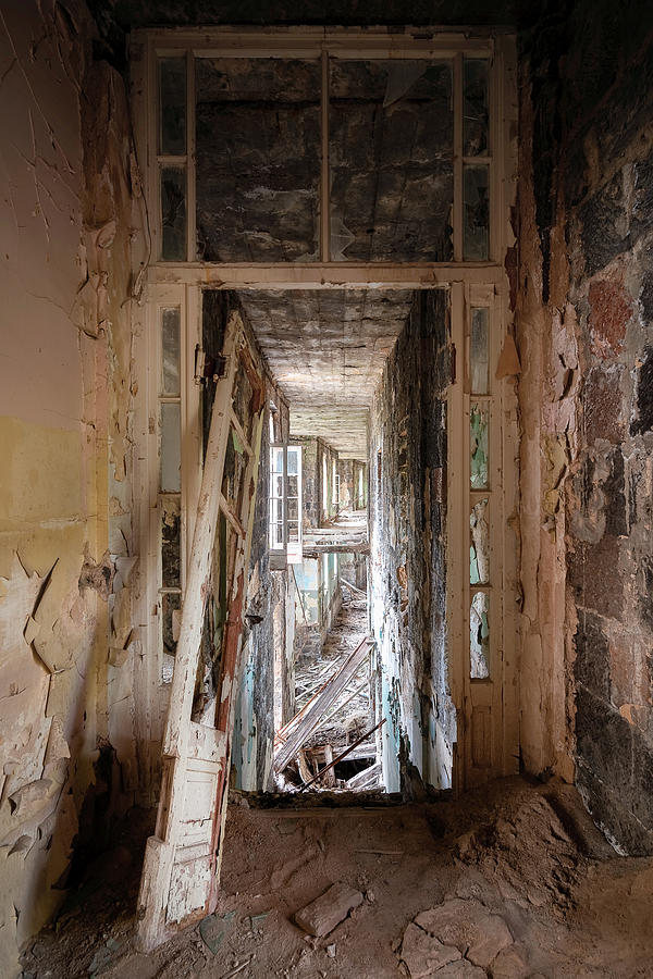 Abandoned Corridor in Decay Photograph by Roman Robroek