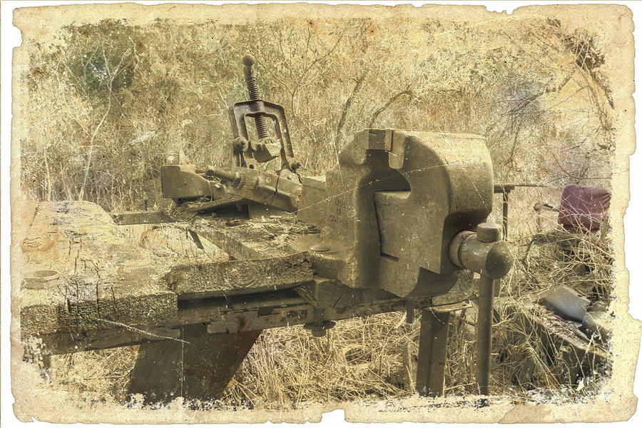 Abandoned Decaying Workshop 2 Antique Photo Photograph by John Twynam