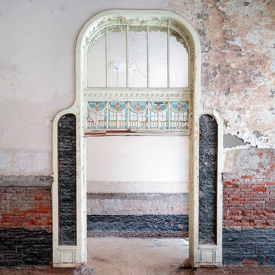 Abandoned Door in Restoration Photograph by Roman Robroek