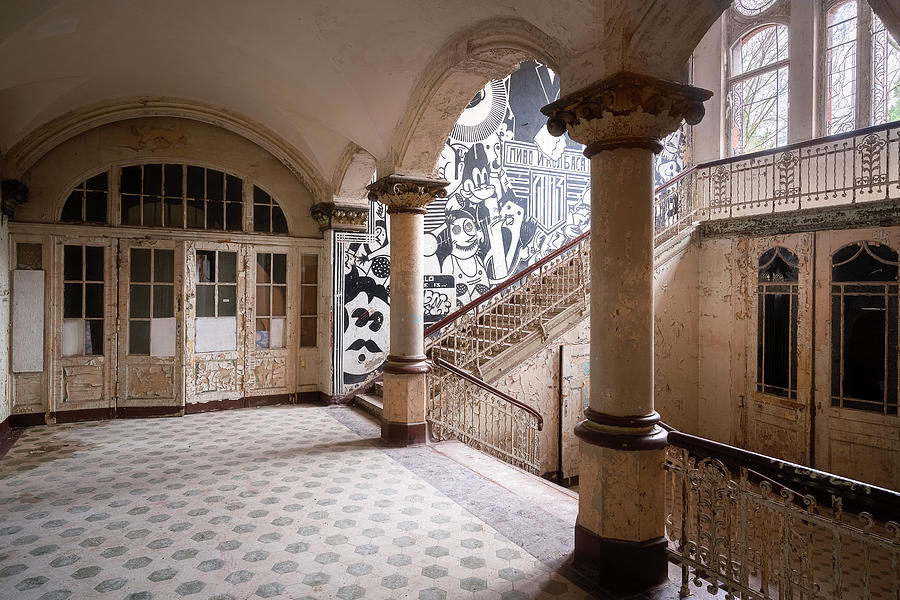 Abandoned Entrance Hall Photograph by Roman Robroek