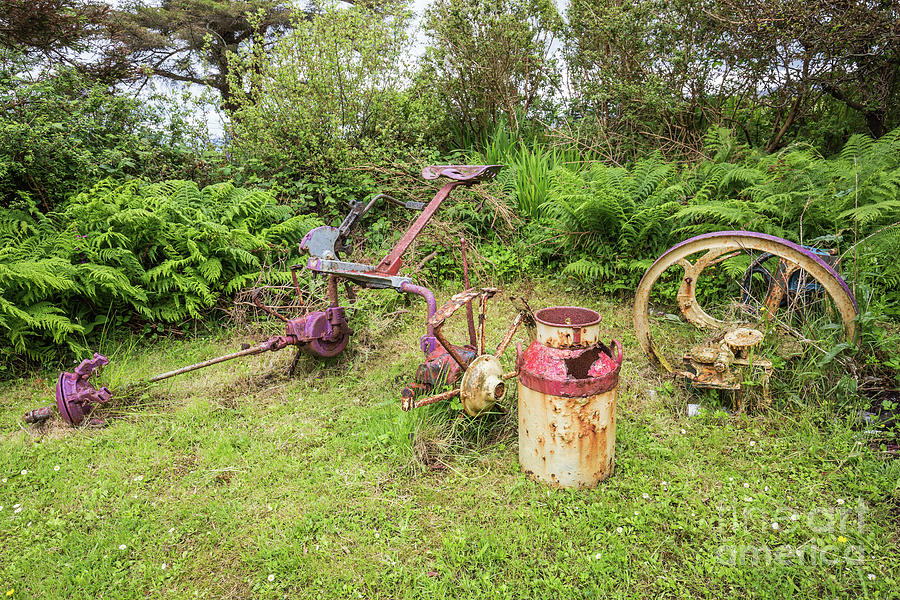 Rusty Photograph - Abandoned by Eva Lechner