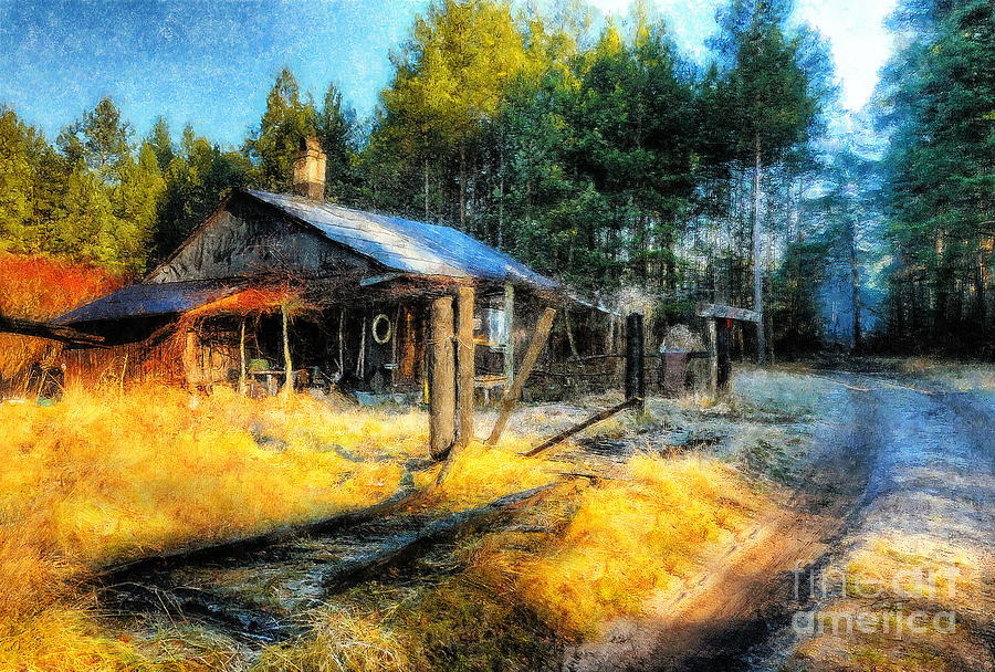 Abandoned farm Digital Art by Jerzy Czyz