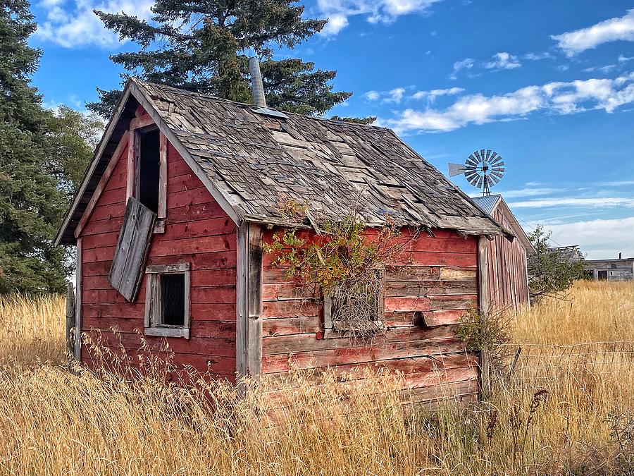 Abandoned Farm Outbuilding  Photograph by Jerry Abbott