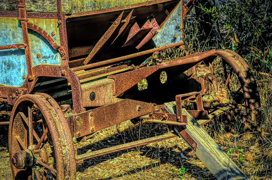 Abandoned Farm Wagon  Photograph by Floyd Snyder