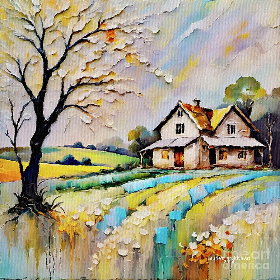Abandoned Farmhouse Digital Art by Lauries Intuitive